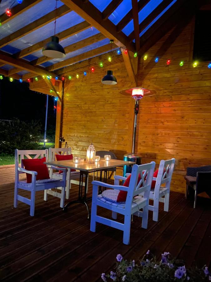 Forest House With Outdoor Hot Tub Jūrkalne المظهر الخارجي الصورة